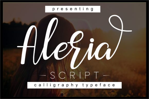 Aleria: A Handwritten Font That Holds Its Own in Promo Campaigns