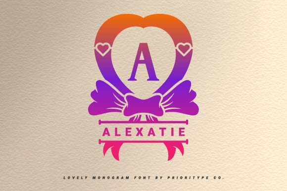 Alexatie: A Decorative Font for Web Design and Brand Identity