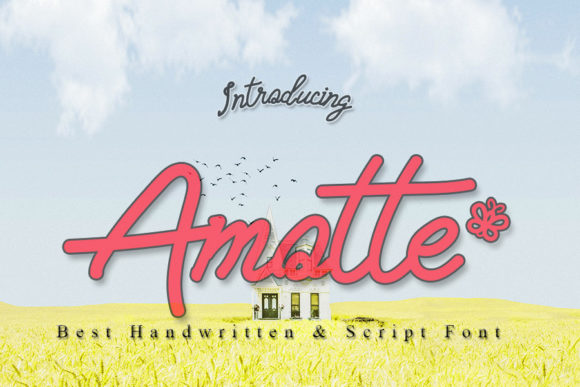 Amotte: A Handwritten Font That Feels Human on Screen