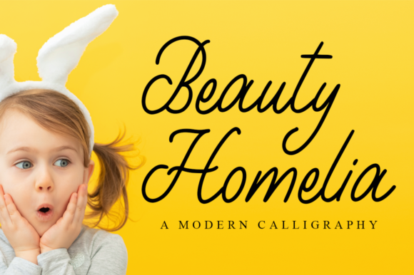 Beauty Homelia: A Refined Script Font for Thoughtful Branding