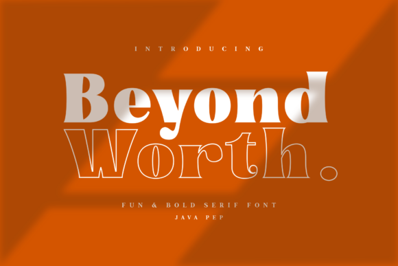 Beyond Worth Serif Font for Creative Crafters