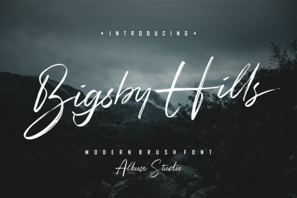 Bigsby Hills: A Classy Handwritten Typeface for Modern Branding