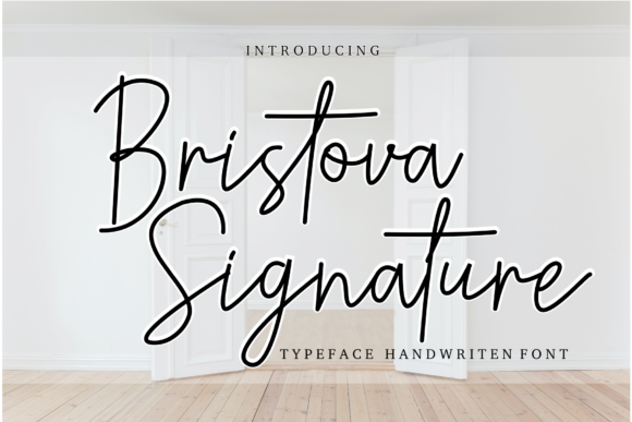 Bristova Signature: A Delicate Script Font for Elegant Branding