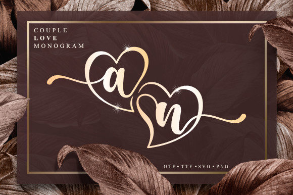 Couple Love Monogram: A Romantic Decorative Font Review