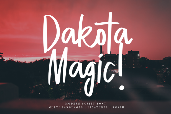 Dakota Magic: A Script Font That Elevates Real Small Business Branding