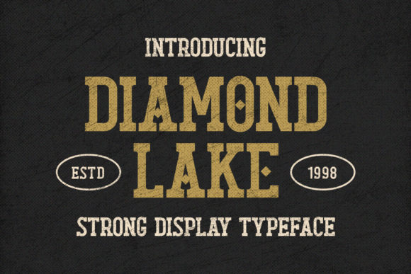 Diamond Lake Serif Font for Crafters and Designers