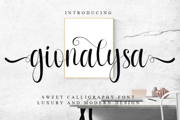 Gionalysa: A Handwritten Font That Feels Like It Belongs