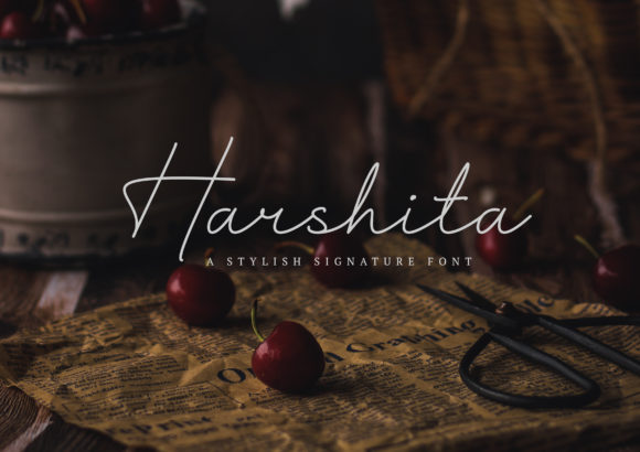 Harshita: A Delicate Script Font That Elevates Campaign Visuals