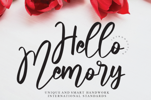 Hello Memory: A Delicate Script Font for Digital Brand Moments
