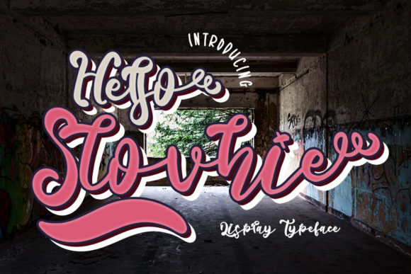 Hello Stovhie: A Romantic Script Font That Elevates Digital Branding