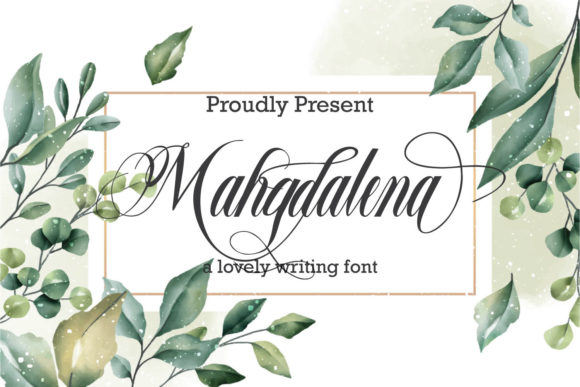 Mahgdalena: A Refined Script Font That Elevates Campaign Visuals