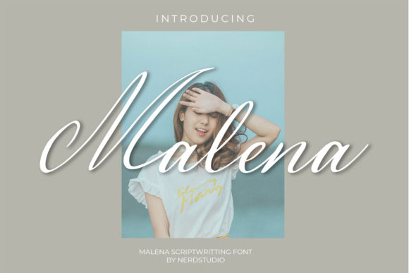 Malena: A Refined Script Font for Editorial Design