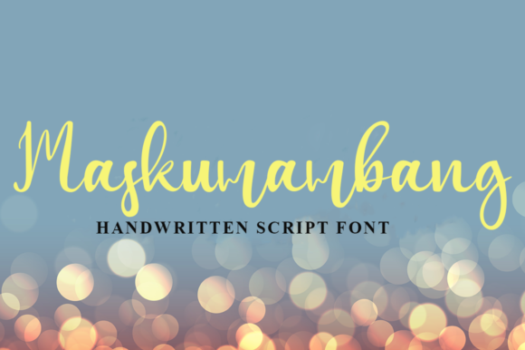 Maskumambang: A Handwritten Font That Feels Like Home