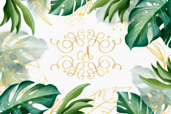 Monogram Wedding: A Decorative Font That Makes Your Headlines Unmissable