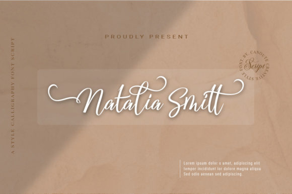 Natalia Smitt: A Delicate Handwritten Font for Elegant Web Headlines