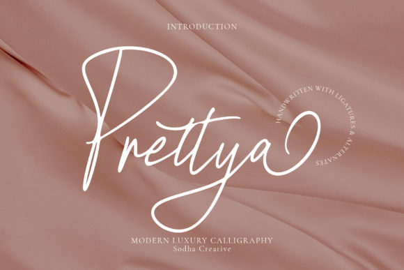 Prettya: A Delicate Handwritten Font for Digital Charm