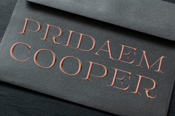 Pridaem Cooper: A Vibrant Color Font for Real Branding Work