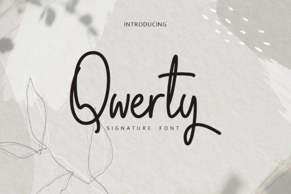 Qwerty: A Sweet Handwritten Font for Romantic Campaign Moments