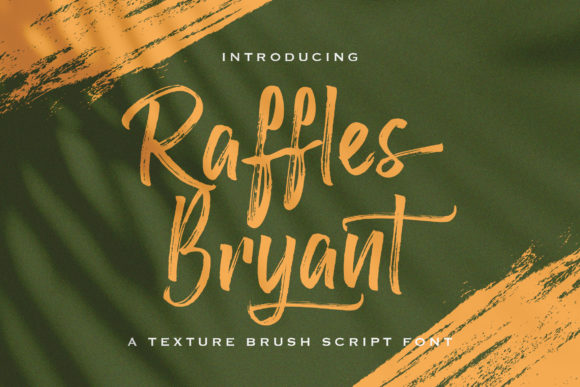 Raffles Bryant: A Polished Handwritten Font for Real Business Branding