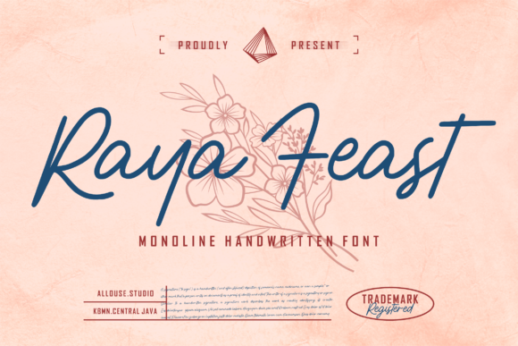 Raya Feast: An Elegant Handwritten Font for Thoughtful Branding