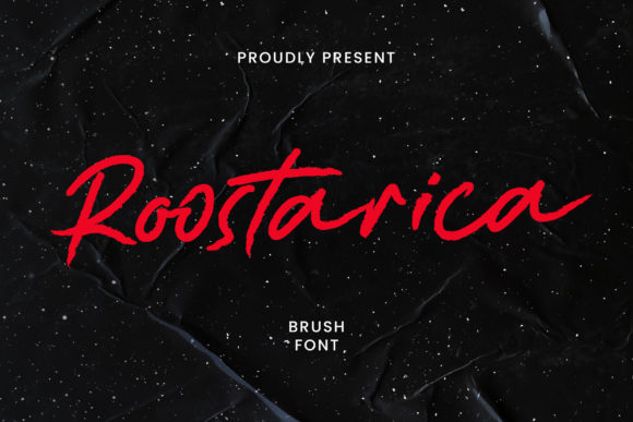 Roostarica: A Modern Script Font That Feels Like Hand-Drawn Magic
