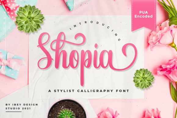 Shopia: A Handwritten Font That Builds Brand Warmth