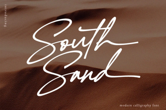 South Sand: A Warm, Elegant Script Font for Digital Branding