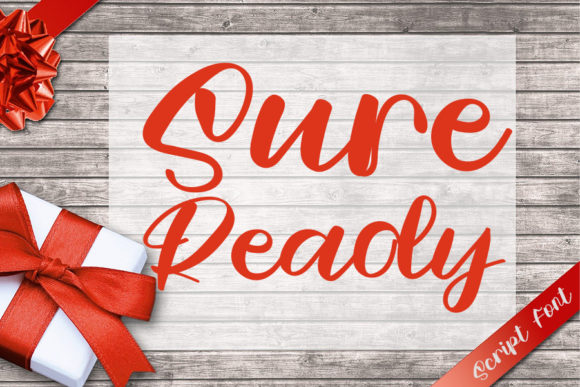 Sure Ready: A Delicate Script Font for Editorial Warmth