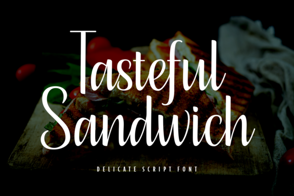 Tasteful Sandwich: A Premium Script Font for Brand Consistency