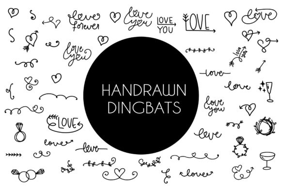 Wedding Love Dingbats: A Romantic Display Font for Scroll-Stopping Campaigns